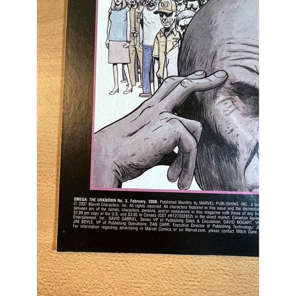 Omega: The Unknown #3 (2007-2008) Marvel Comics - Picture 5 of 5